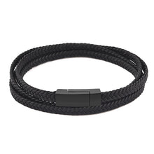 Load image into Gallery viewer, Black Magnetic Wristband