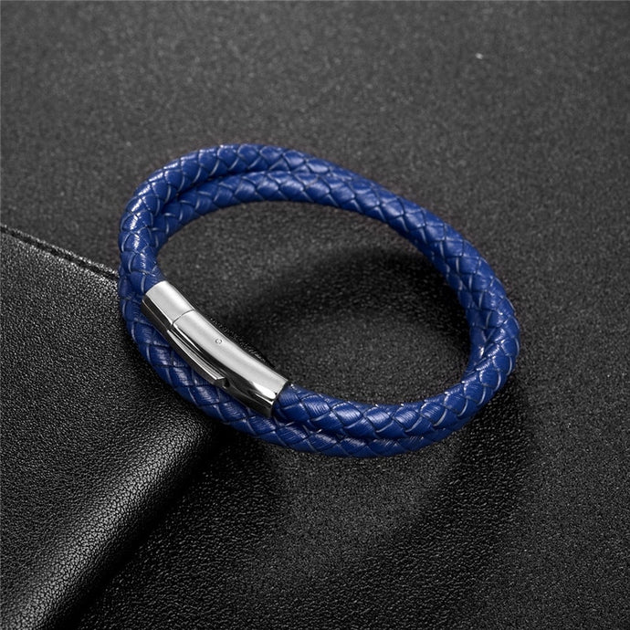 Blue Magnetic Wristband