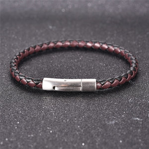 Brown Rope Magnetic Wristband