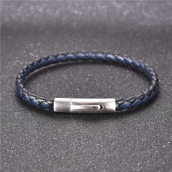 Brown Rope Magnetic Wristband