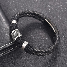 Load image into Gallery viewer, Black Magnetic Wristband
