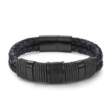 Load image into Gallery viewer, Black Magnetic Wristband