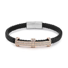 Load image into Gallery viewer, Black Magnetic Wristband
