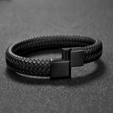 Load image into Gallery viewer, Black Magnetic Wristband